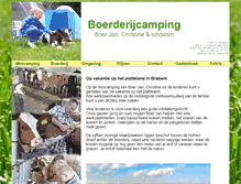 Tablet Screenshot of boerderijcampinggieben.nl